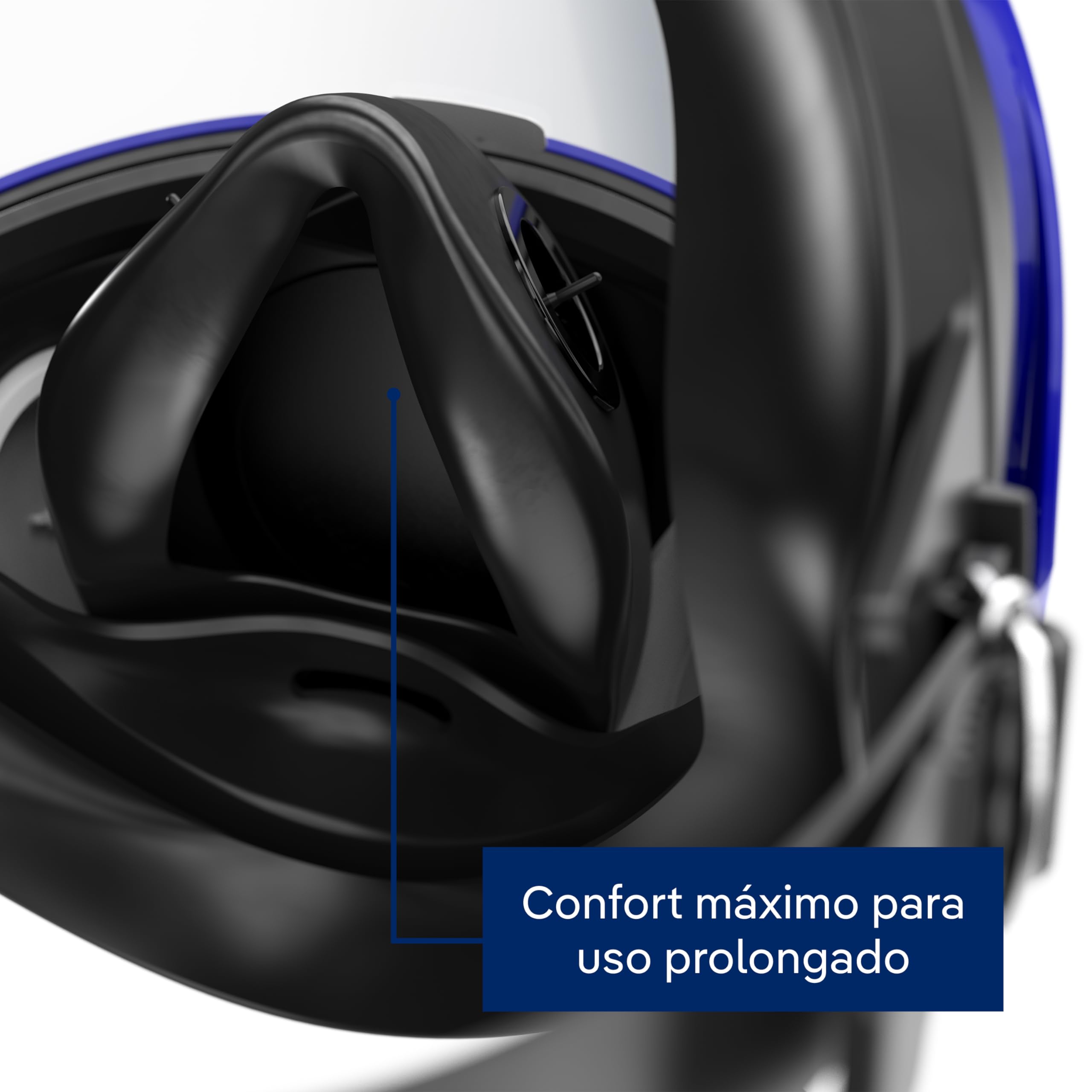 Dräger X-plore 5500 Máscara respiratoria completa de calidad con conexión de rosca de doble filtro para aplicaciones personales e industriales