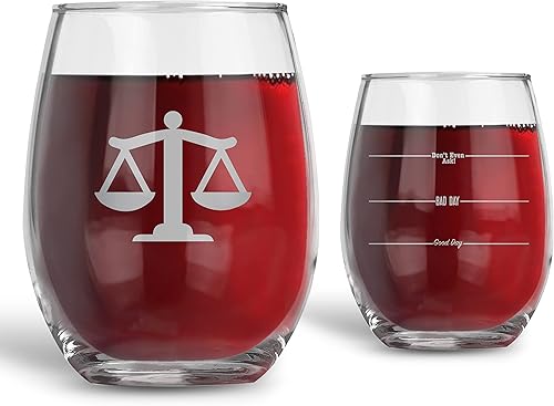 BAD BANANAS Regalos de abogados para mujeres y hombres copa de vino sin tallo de 21 onzas regalo divertido de asistente legal para estudiantes de disponible en Yaxa Colombia