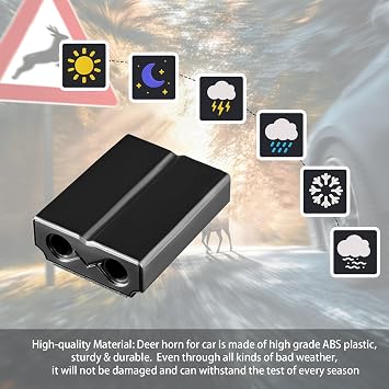 Deer Whistles for Vehicles Safety for Car Motorcycle Truck SUV 4 Pack