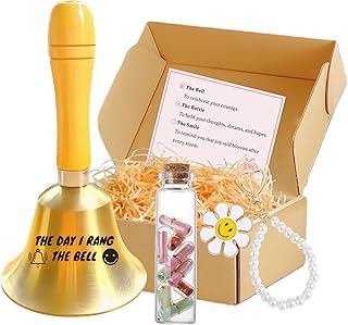 Cancer Survivor Gift Set for Women|End of Chemo Gift|Cancer Survivor Recovery Milestone Celebration Gifts|I Rang The Bell End of Chemo Last Day of Chemo Treatment Gifts