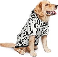 Vista 2 de Disfraz de perro dálmata de Halloween, lindos animales, ropa de invierno con estampado de dálmatas, suéteres para Halloween, cosplay, otoño