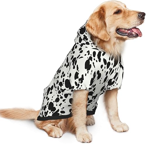 Miniatura 2 de Disfraz de perro dálmata de Halloween, lindos animales, ropa de invierno con estampado de dálmatas, suéteres para Halloween, cosplay, otoño,