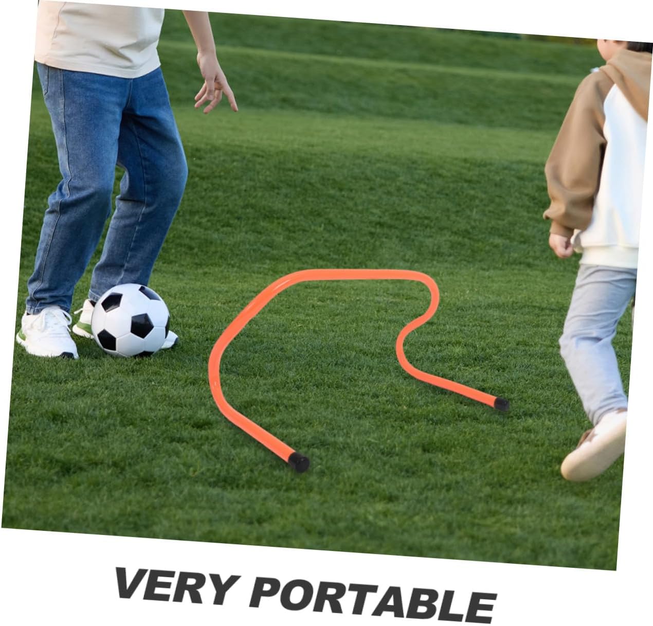 4 Pcs Agility Hurdles 15cm Plastic Speed Training Hurdles for Soccer and Football Running Agility Equipment