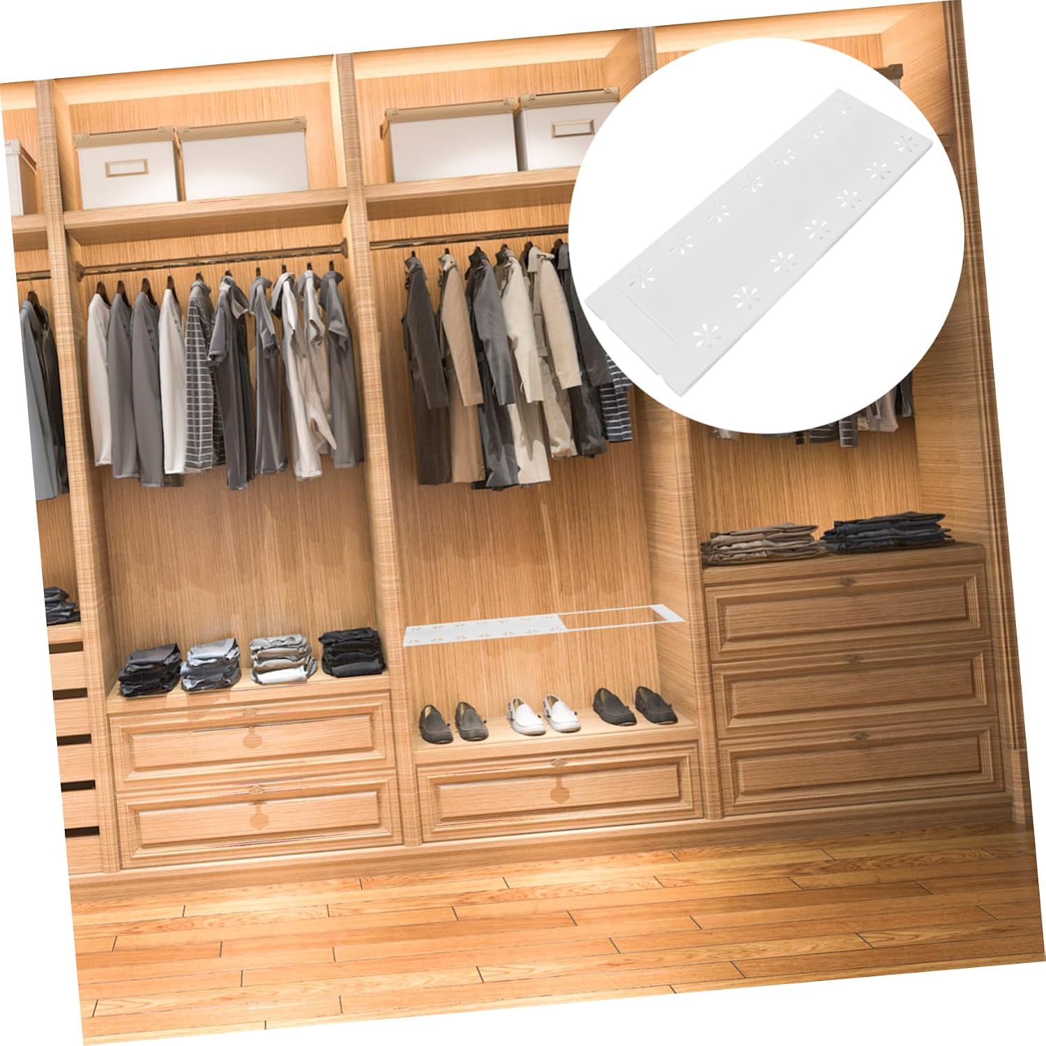 Unomor Expandable Telescopic Storage Rack for Laundry Room Closet Home Organization Tension Shelf