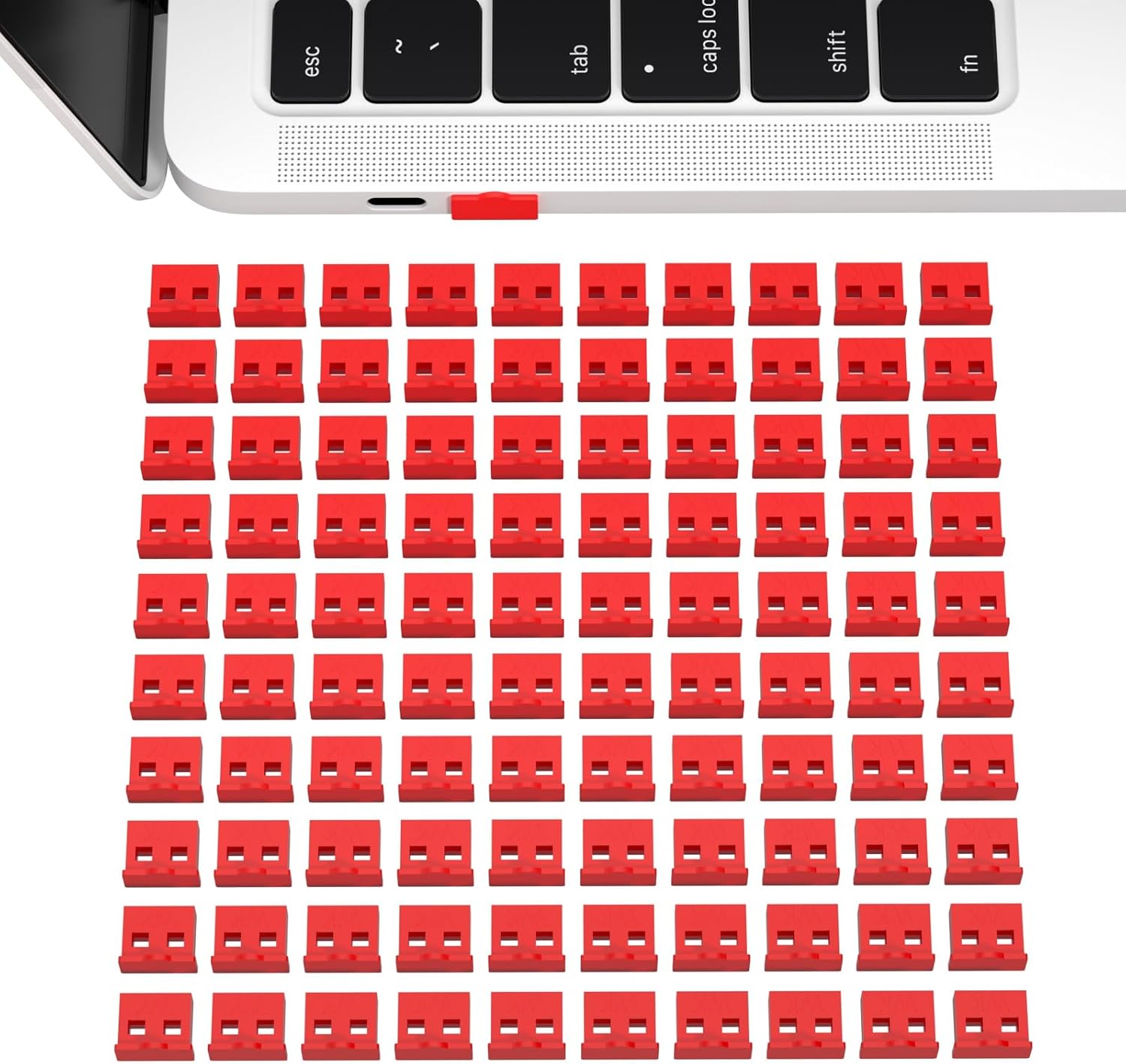 100pcs USB 2.0/3.0 Type A Dust Cover Port Protectors Anti-Dust Dirt USB Port Anti-Dust Cover Plugs Protector Stopper Cap for Female Port for TV,Computer,Other Devices (Green)
