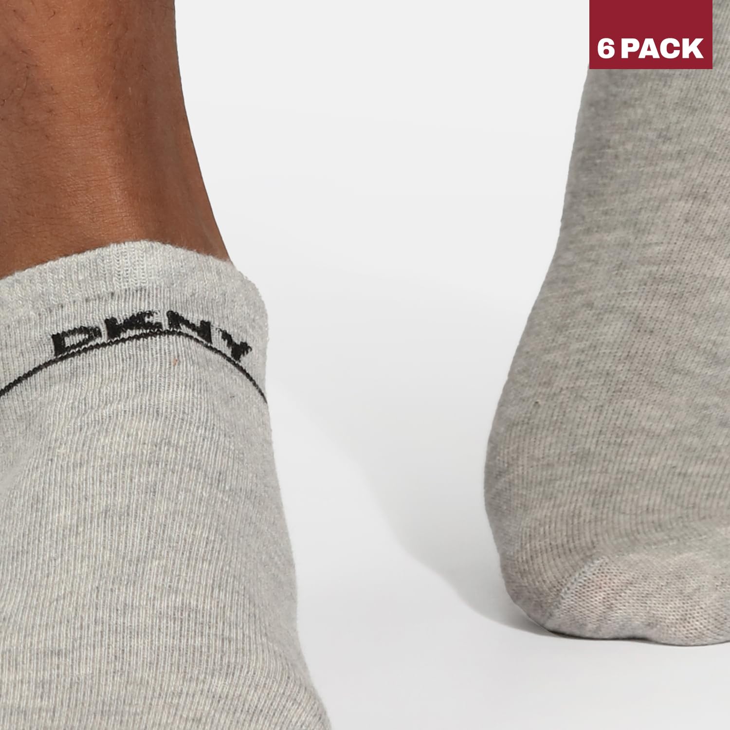 DKNY Męska wkładka do sneakersów, 6 szt., czarny/biały/szary, Czarny, 41-45 EU