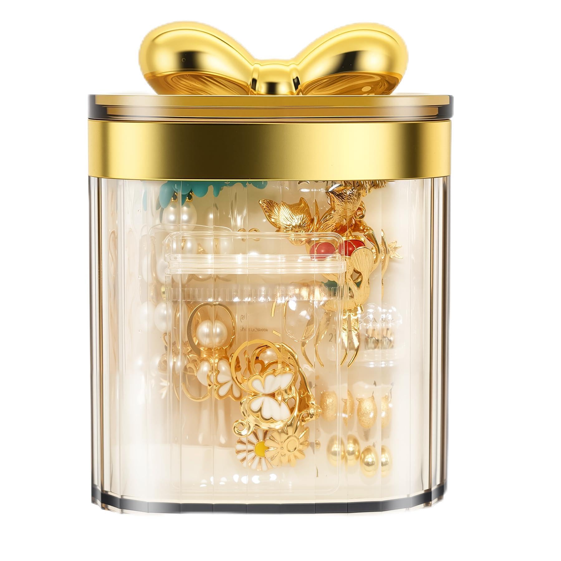 65 Pcs Mystery Jewelry Jar for Women, Multi-Style Gift Set with Earrings, Rings, Bracelets, Necklaces & Hair Clips – Unique Birthday Gift for Women Who Have Everything