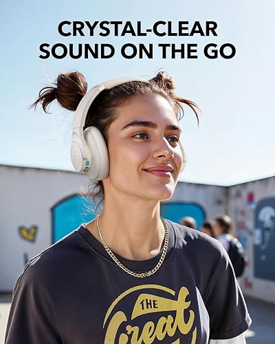Miniatura 2 de Soundcore Q11i - Auriculares inalámbricos Bluetooth sobre la oreja de Anker, graves profundos, tiempo de reproducción de 60 horas, audio de alta