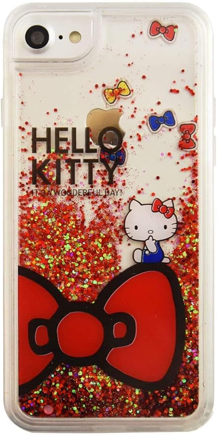 Amazon カラー ハローキティ Iphone8 Iphone7 サンリオ グリッター ハード ケース ハードケース クリア クリアケース キャラクター ハローキティ マイメロディ キキ ララ シナモロール かわいい 可愛い スリム アイフォン Iphons8ケース Iphone7 Iphone 8 7