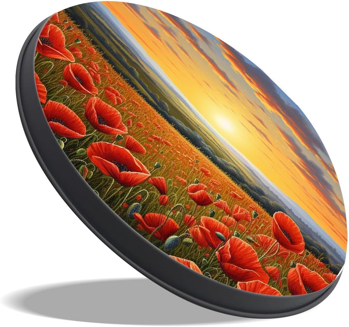 Flower Set of 4 Stove Burner Covers - Premium Round Electric Stove Range Protectors,8 IN & 10 IN