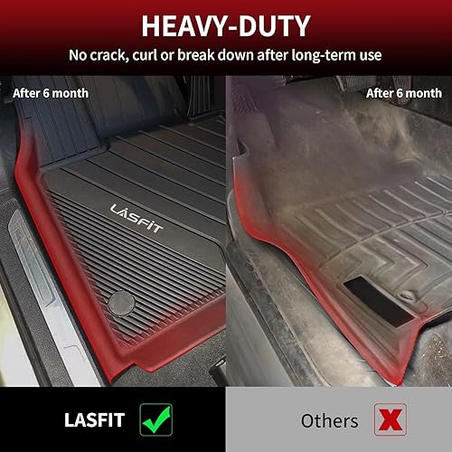 Miniatura 4 de LASFIT Alfombrillas personalizadas para BMW Serie 3 320i 328d 328i 330e 330i 335i 340i, RWD Sedan solo (no apto para 335is, X-Drive, GT), todo tipo