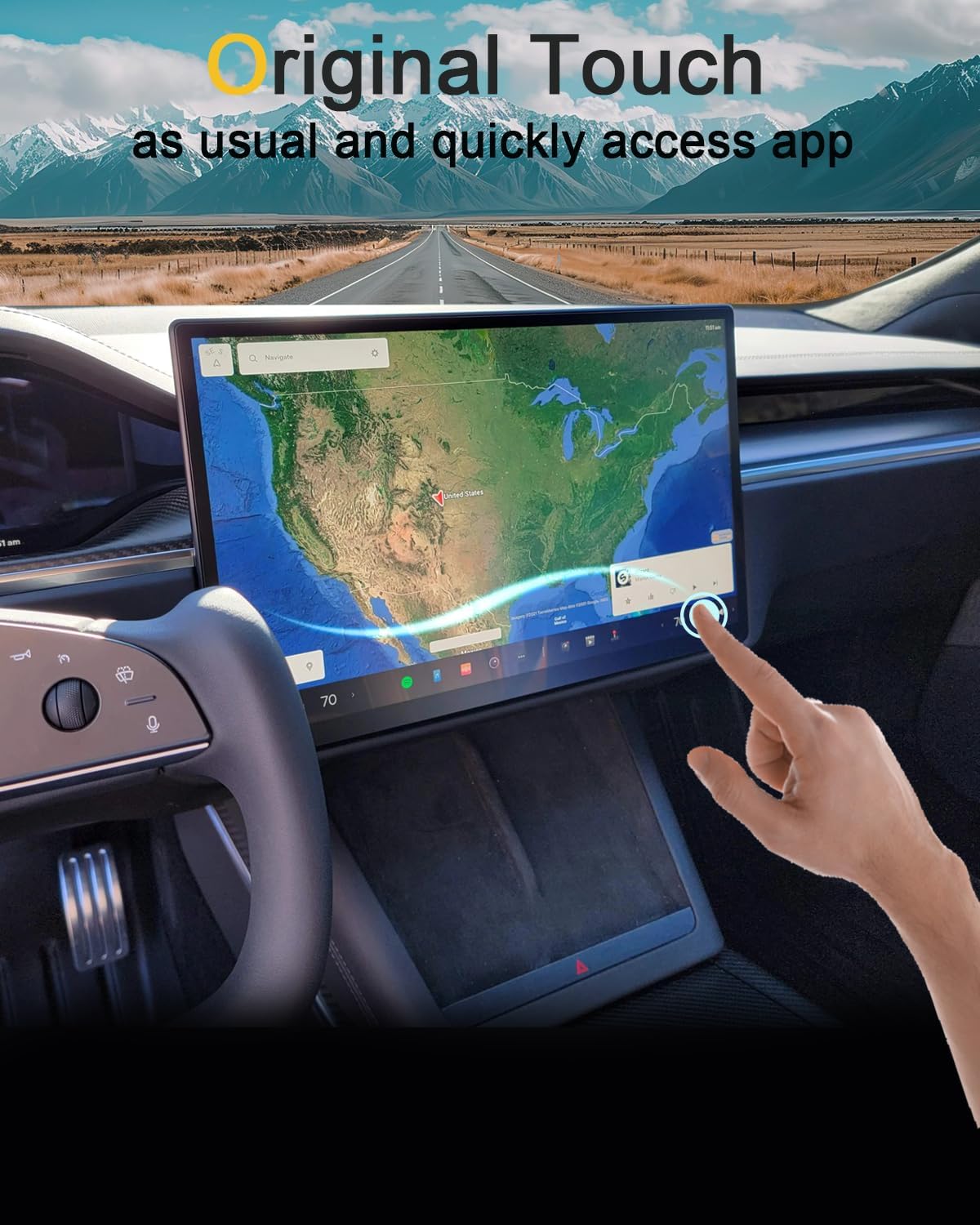 2 Pack Tempered Glass Screen Protector for Tesla Model X/Model S 2023-2026,17" Infotainment Screen & 9.4" Second Row Film Compatible With 2026 2025 2024 Car Accessories