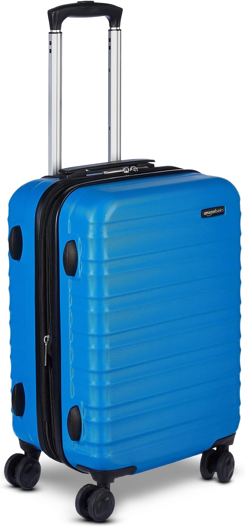 21" Hardside Carry-On Luggage with Expandable Space, Scratch-Resistant Surface, Telescoping Handle, Four Multi-directional Wheels, Light Blue