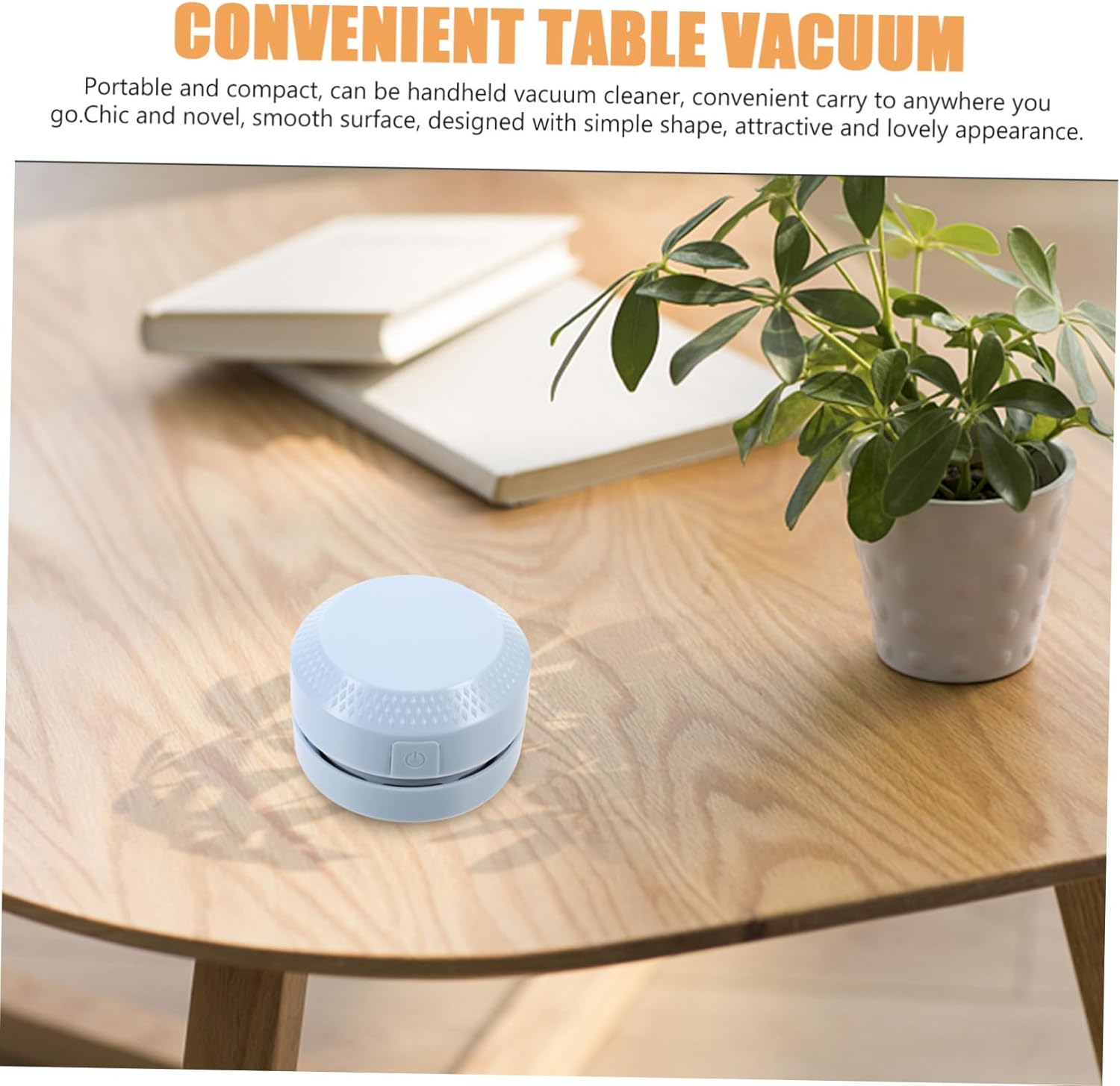 Portable Mini Desktop Vacuum Cleaner Compact Handheld Multi-Function Cleaner for Crumbs Dust Lint Eraser Debris Lightweight Table Keyboard Car Cleaning Tool