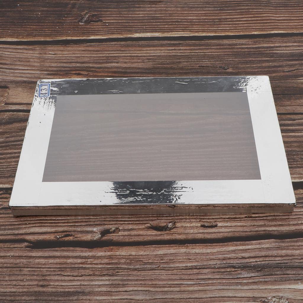 Sharplace Cadre de Sérigraphie en Aluminium avec Maille 77T, 90T, 120T, 20x30cm 77T