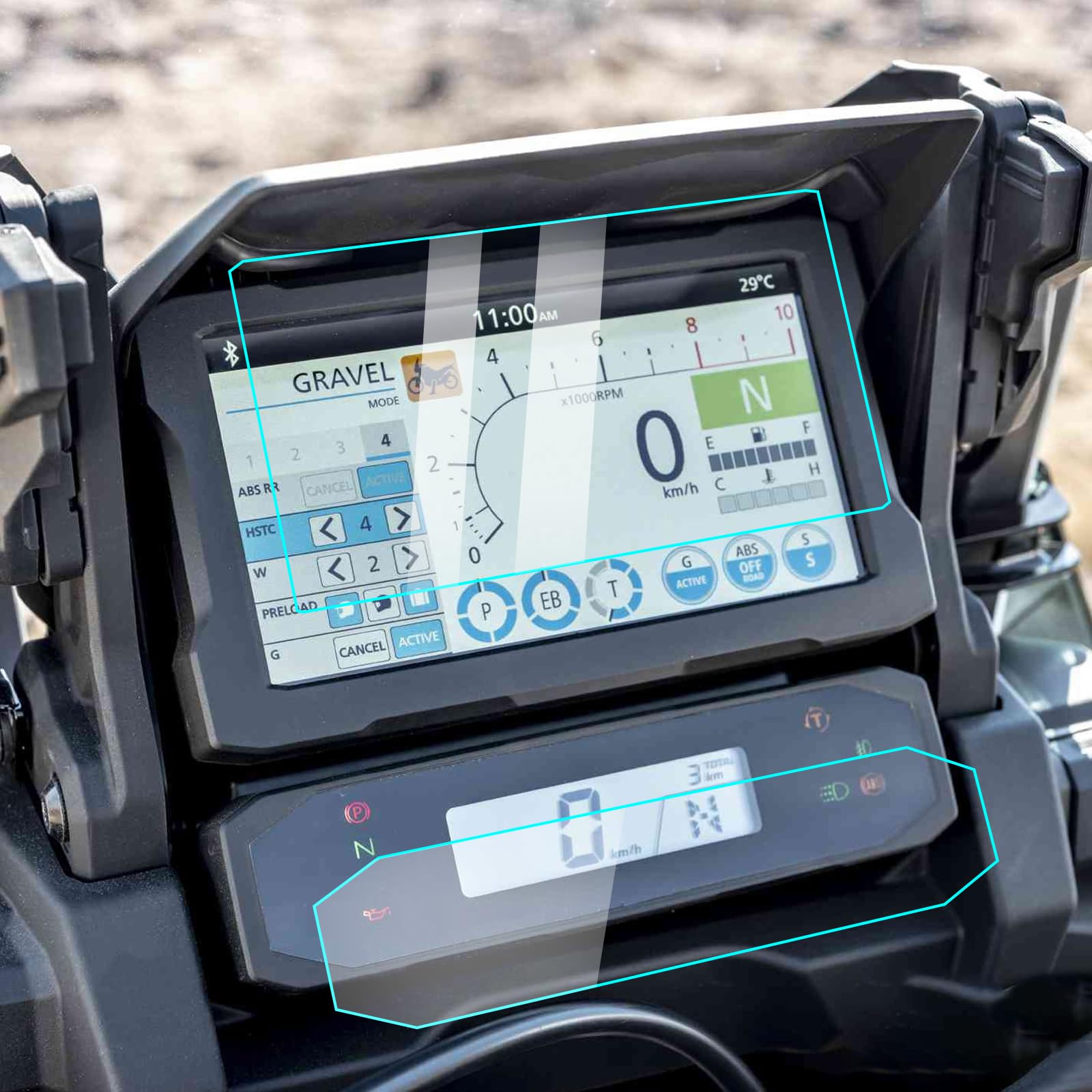 Protection Écran Tableau De Bord R&G Pour Kawasaki Z 125 (20-22) - DSP