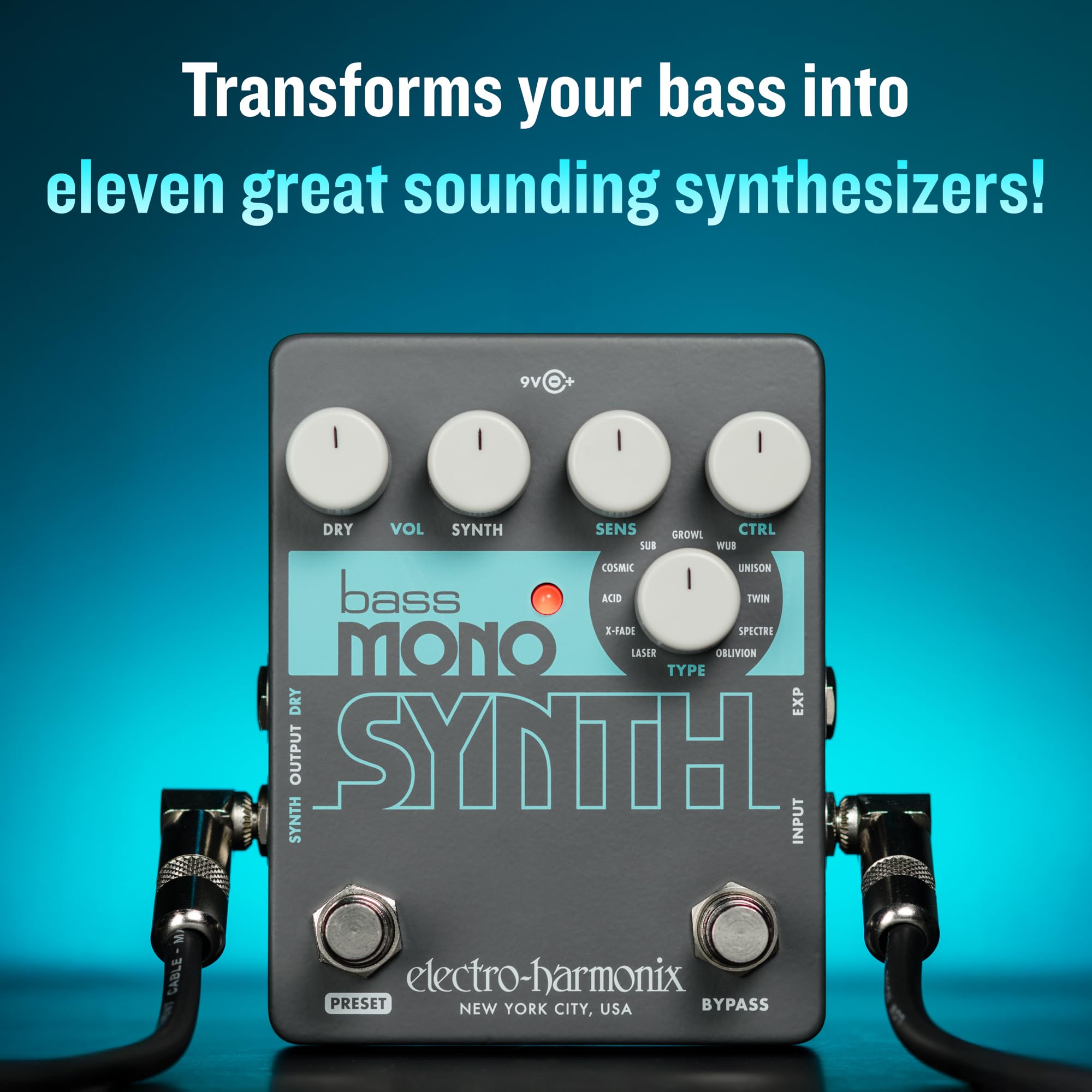 ベース electro-harmonix bass mono SYNTH Electro-Harmonix Bass Mono Synth Synthesizer Pedal | Sweetwater