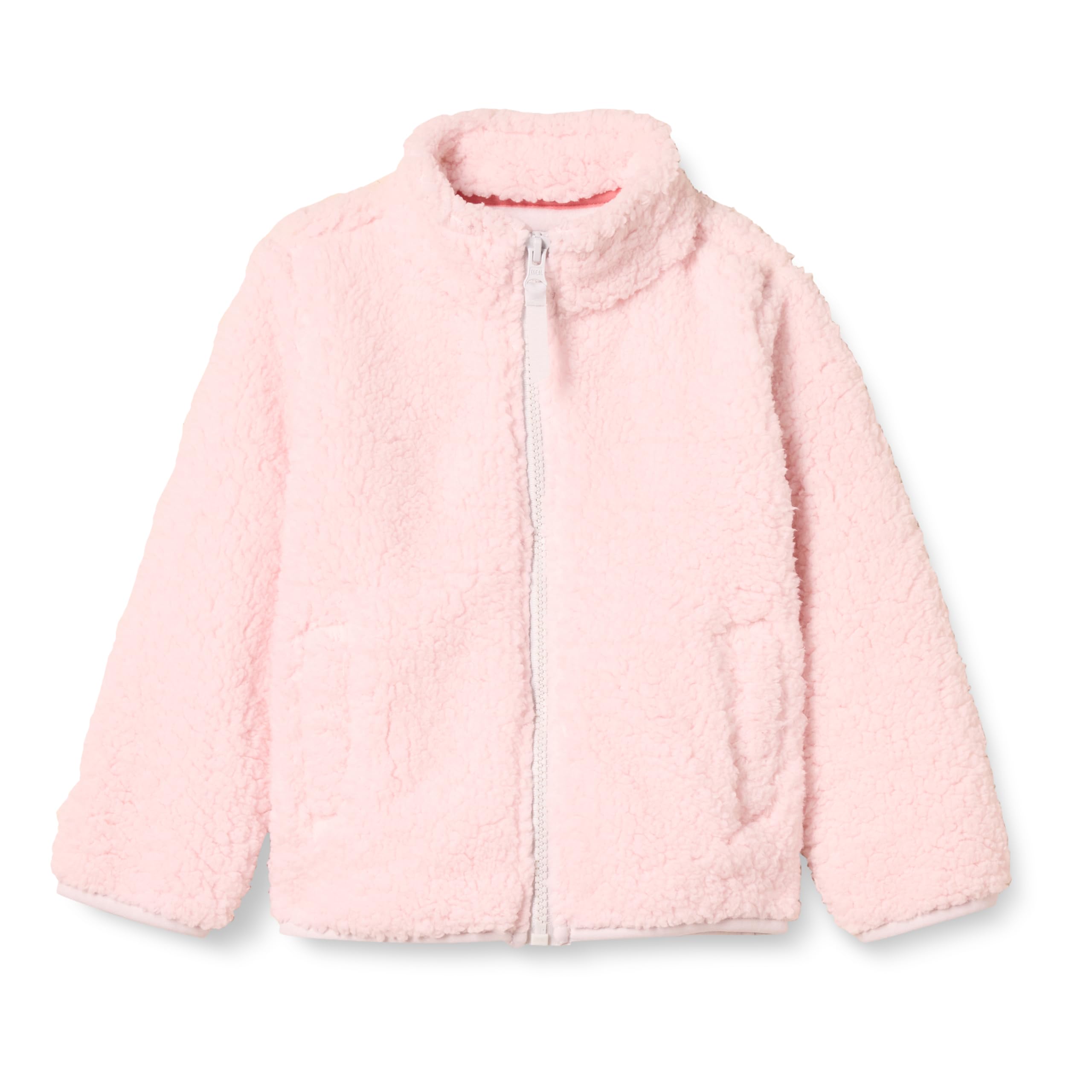 Amazon Essentials Girls and Toddlers' Sherpa Fleece Full-Zip Jacket