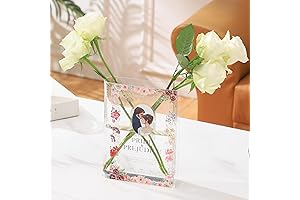 Pride and Prejudice Floral Clear Book Vase: A Unique Statement of Literary Elegance