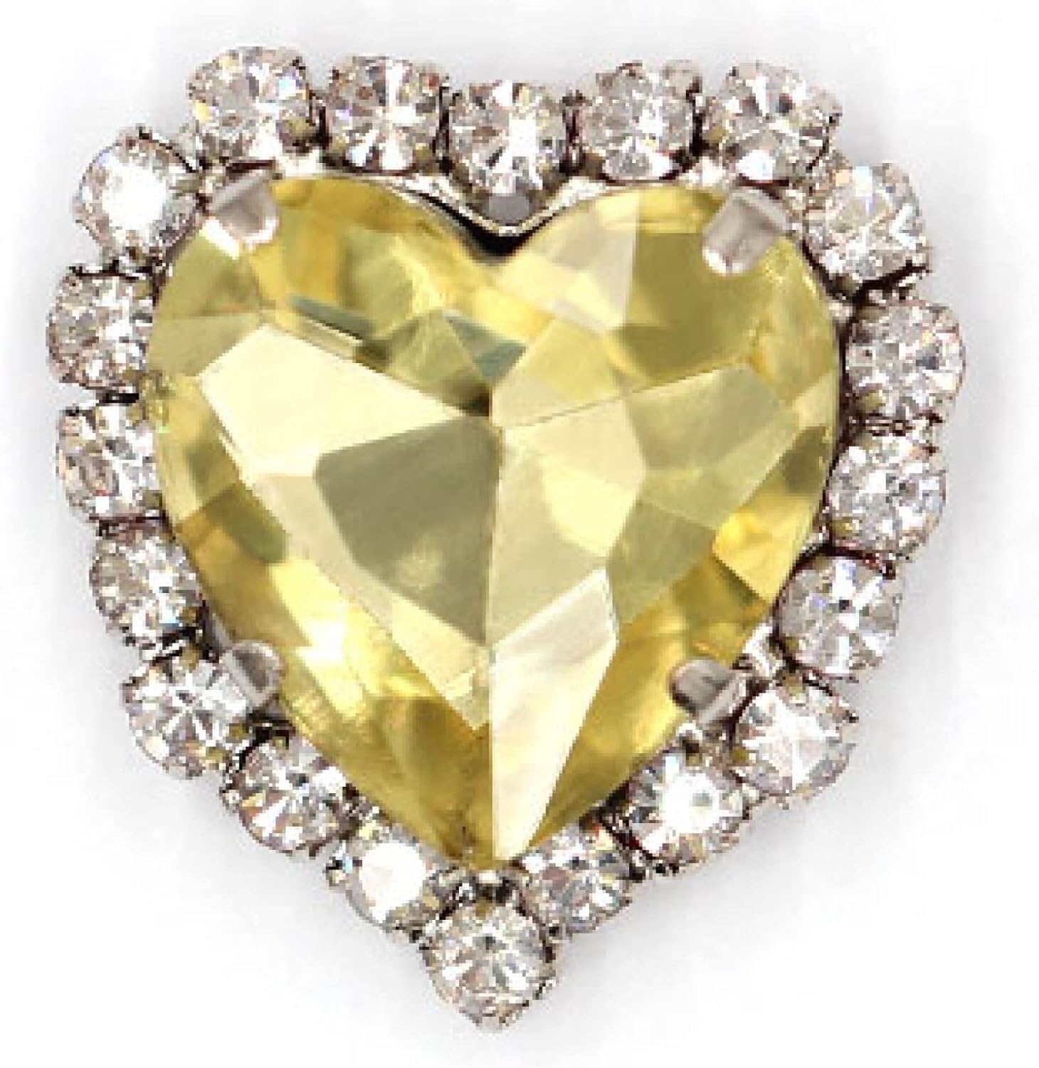 Strass boucle à coudre en métal jaune 14mm pour vêtements et couture