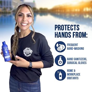Gloves In A Bottle 4-Pack Shielding Lotion - Great for Dry Itchy Skin! Grease-less and Fragrance Free! (8oz-240ml)