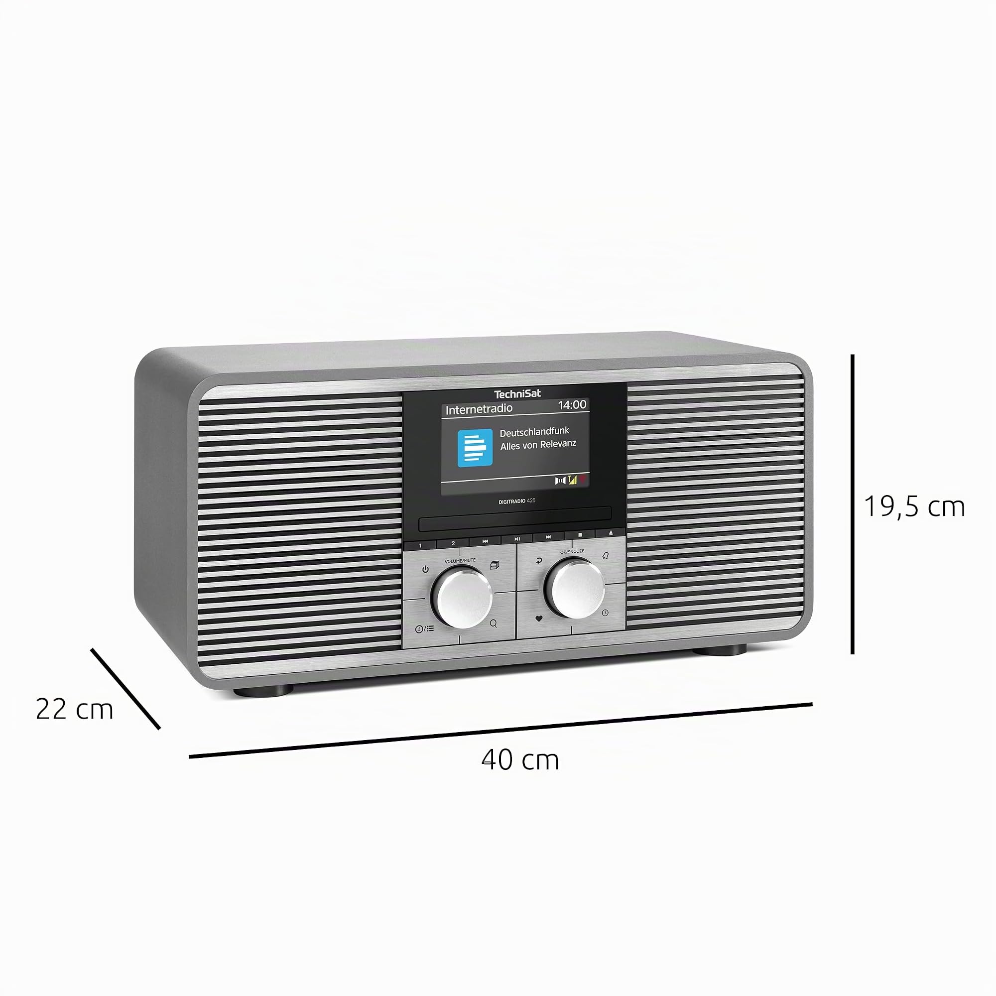 TechniSat DIGITRADIO 425 - Radio stéréo Dab+, Internet avec Lecteur CD