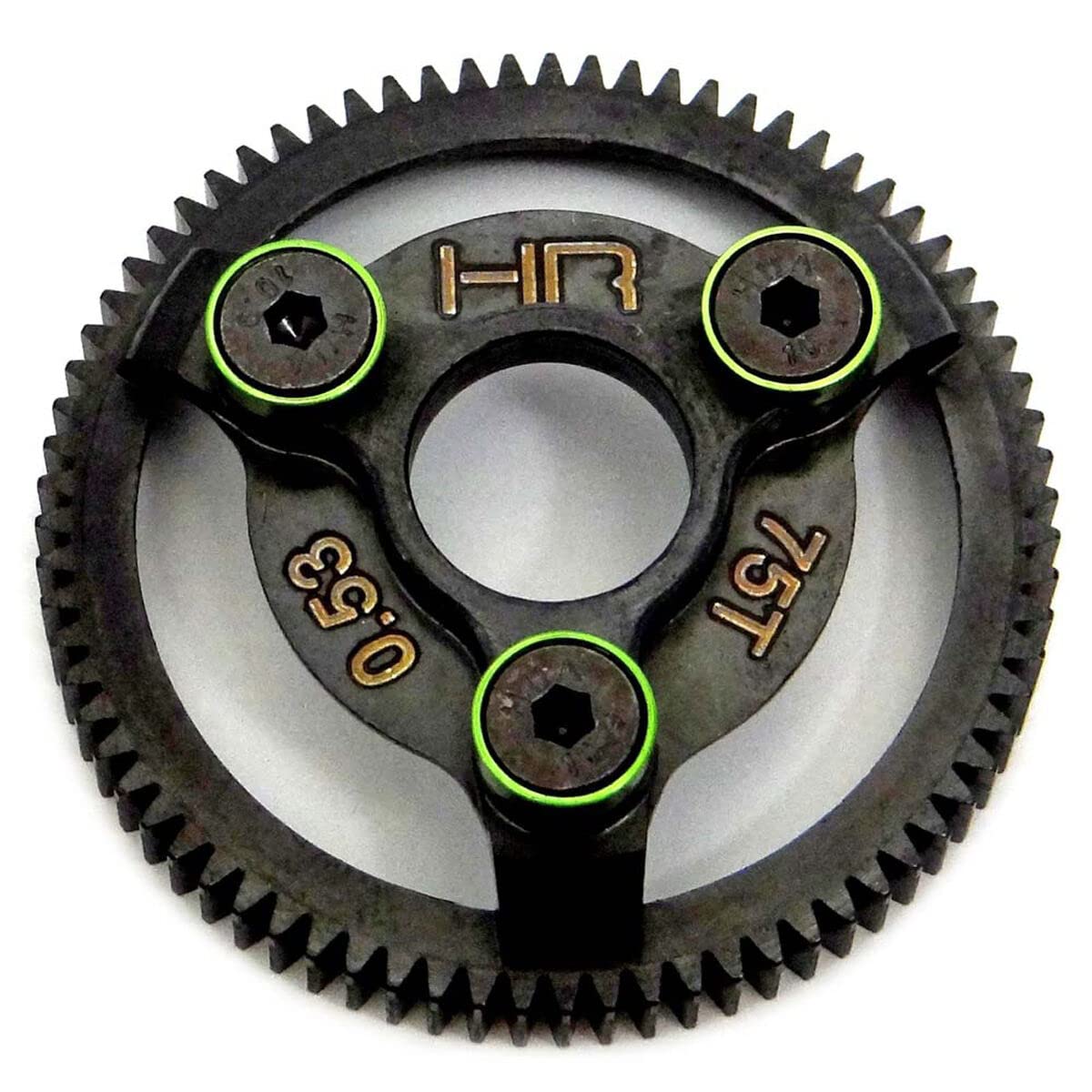 Hot Racing STE875 Tg Green Steel 75T 48P Spur Gear Slash