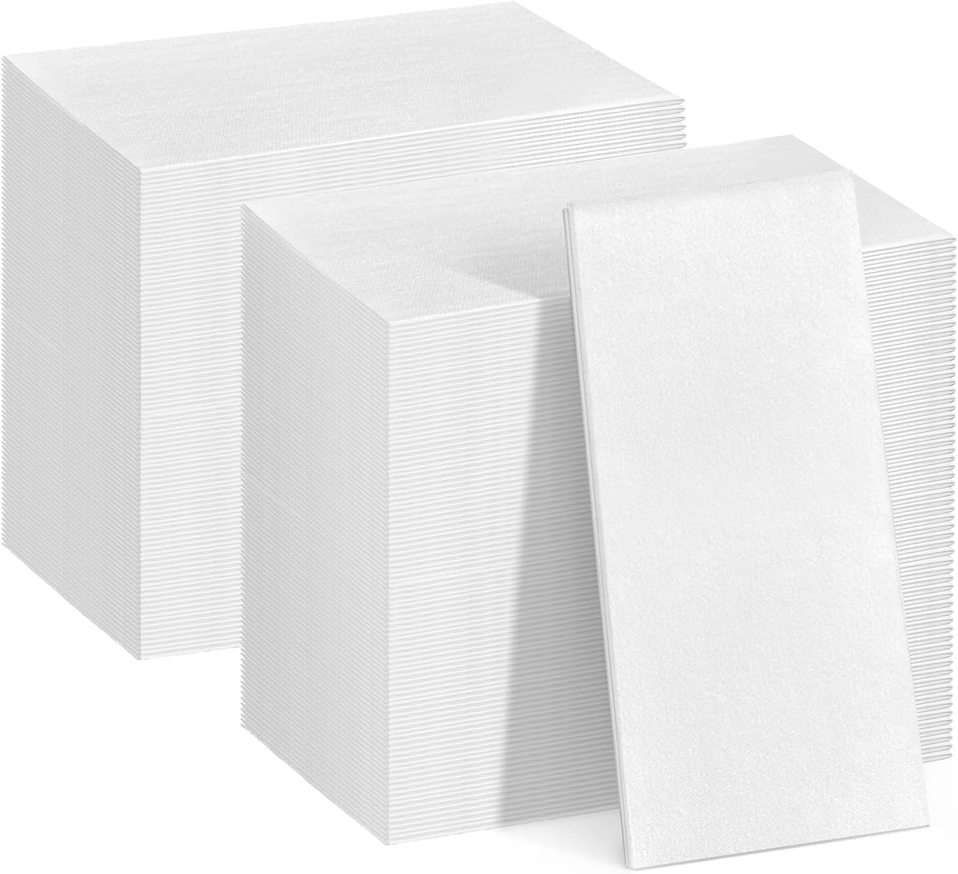 200 Pack Disposable Linen Feel Guest Towels Disposable Bathroom Napkins Cloth-Like Hand Tissue Paper for Bathroom Party Powder Room Hotel Fancy Restaurant