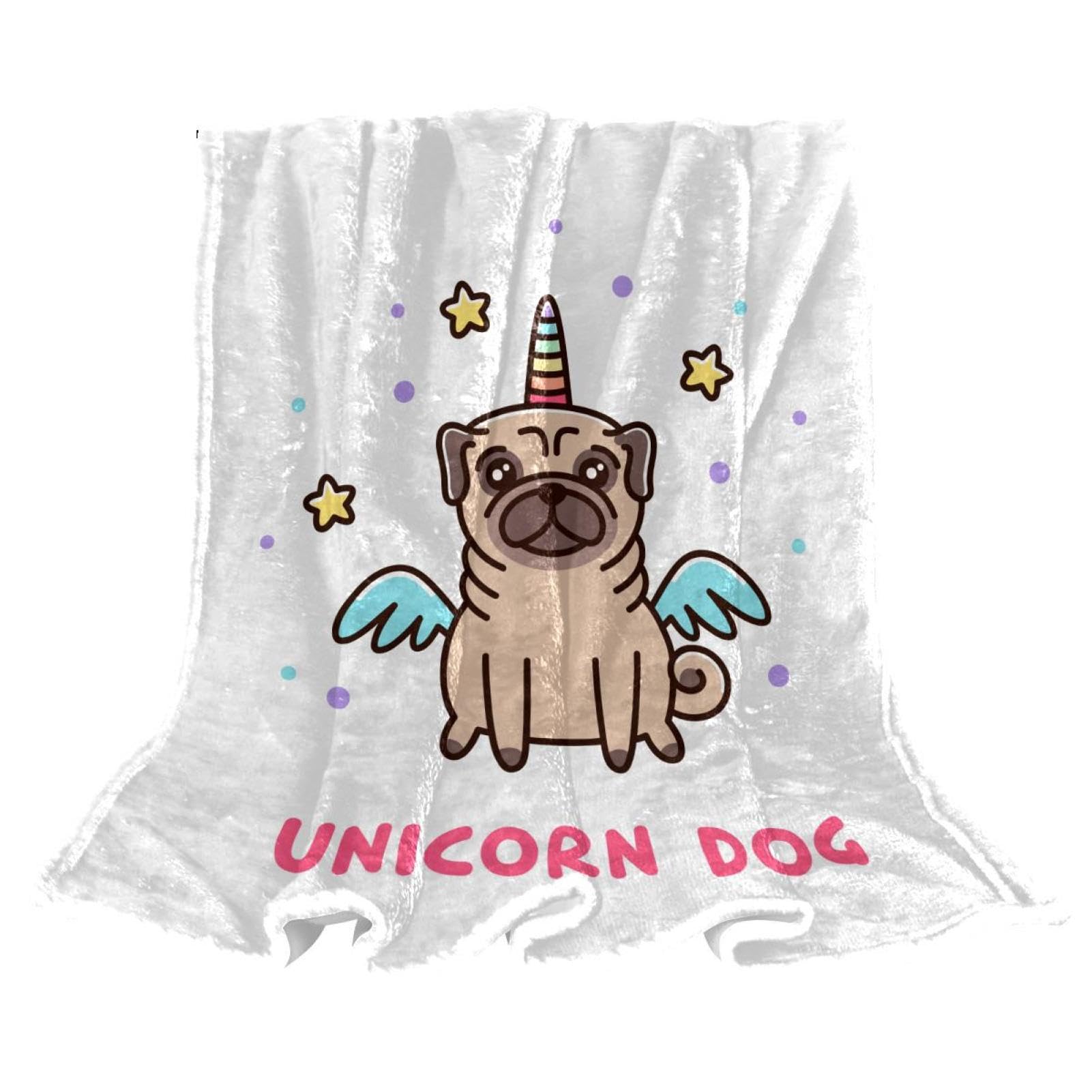Plaid carlin licorne polaire : le cadeau parfait pour cocooner au chaud cet hiver