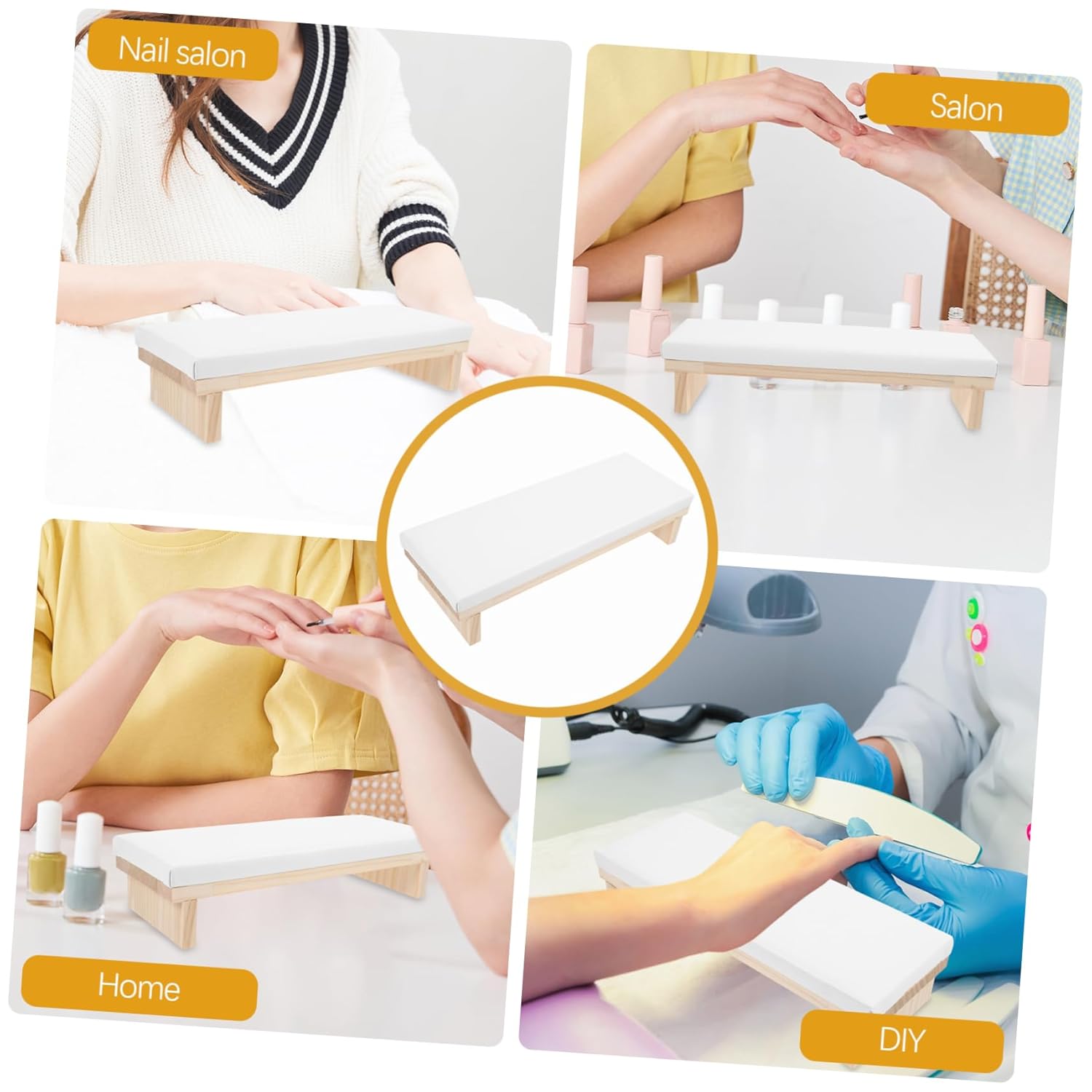 VICASKY Nail Desk Hand Pillow Soft Nail Art Arm Rest Cushion for Salon Professionals Diy