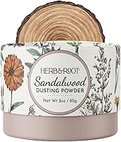 Vista 10 de Herb & Root Polvos corporales para espolvorear sin talco. Rosa, vainilla, sándalo, lavanda, jazmín y sets de regalo (tamaño completo, rosa)