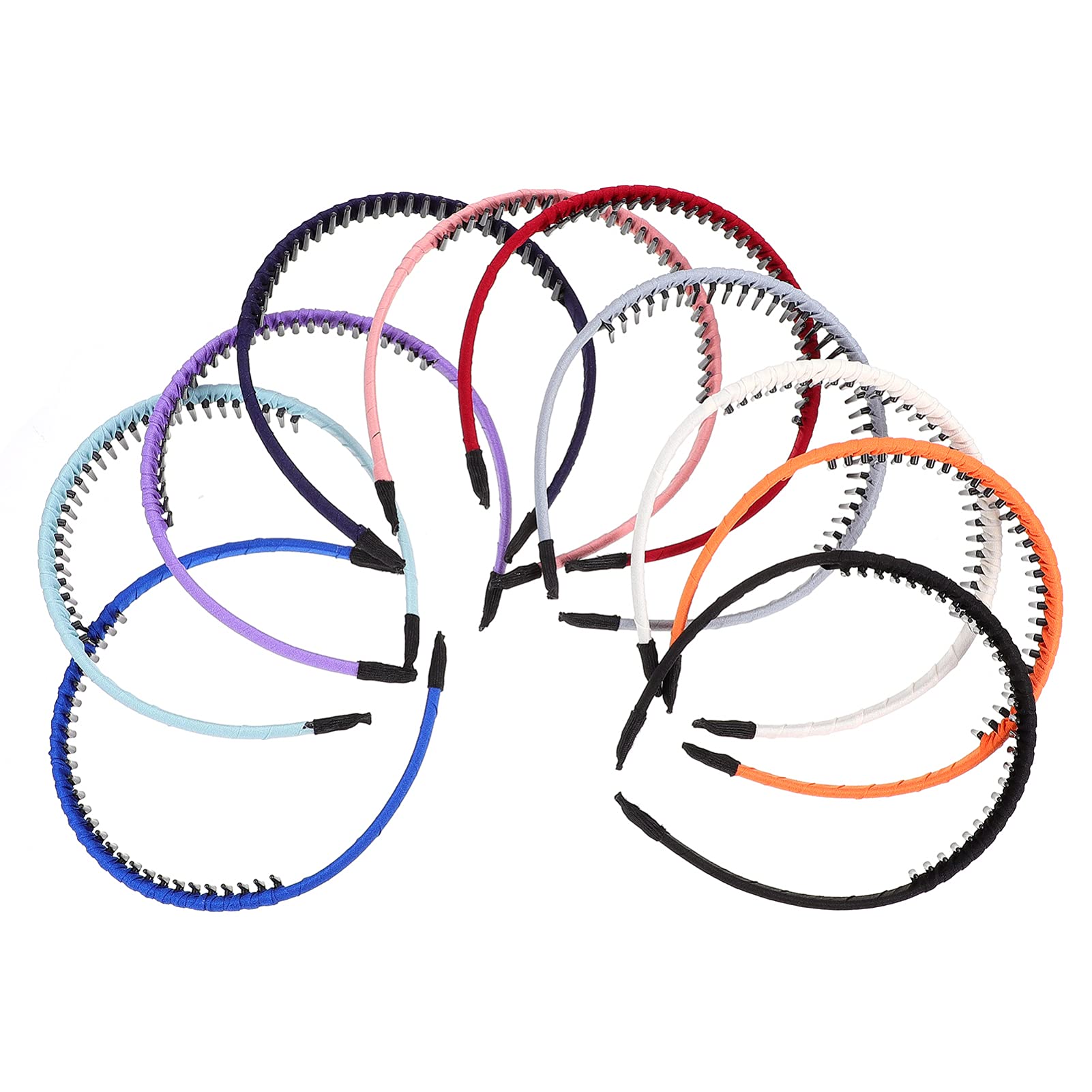 FOMIYES 30 Piezas de Tela Simple sin Tela Elegante Banda para El Cabello para Mujer con Mujer/Variada Elástica Accesorios de Playa para Niños con Multicolor Accesorios para