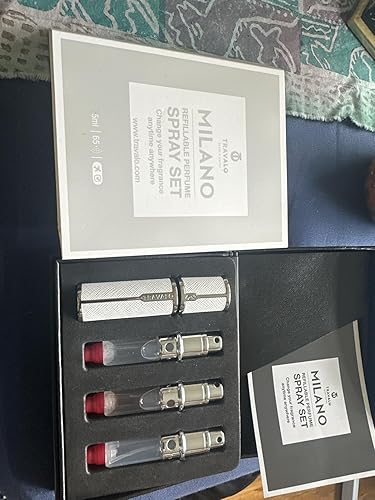 Travalo Orange Travel Refill Milano Refillable Perfume Spray Set