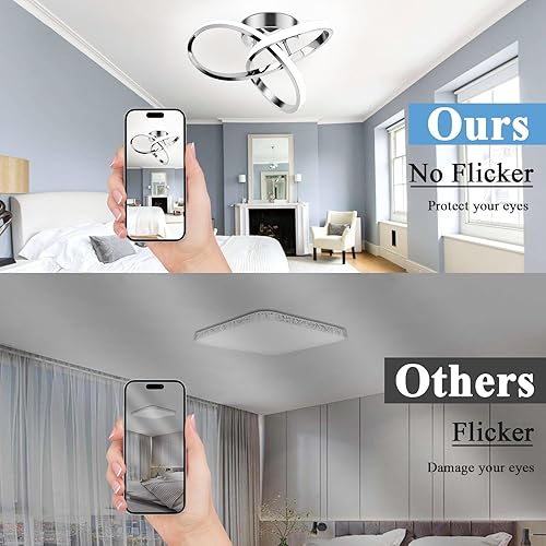 Miniatura 4 de Lámpara de techo LED de acrílico de 2400 lúmenes, súper brillante, moderna lámpara de pasillo para techo, luz blanca diurna cerca del techo, lámpara