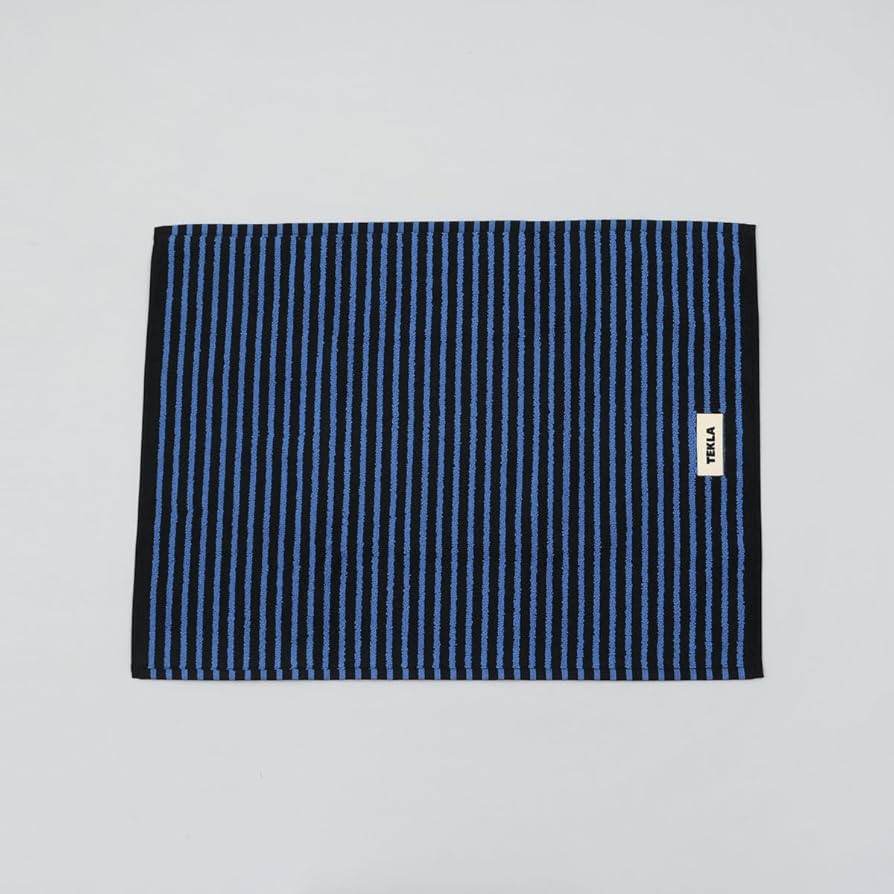 TEKLA（テクラ）バスマット70x50 BLACK&BLUE Amazon | [テクラ]バスマット 70X50cm BATH MATS (BLACK&BLUE