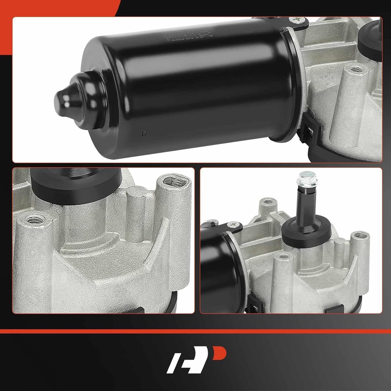 A-Premium Front Windshield Wiper Motor Without Washer Pump Compatible with Ford, Mazda & Mercury Models - Explorer, E-150, E-250, E-350 Econoline, Ranger, Escort, Thunderbird, B2300 & More, 5-Pin