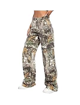 Amazon.com: DAZZLZZAD Mens Camo Cargo Pants Y2k Hip Hop