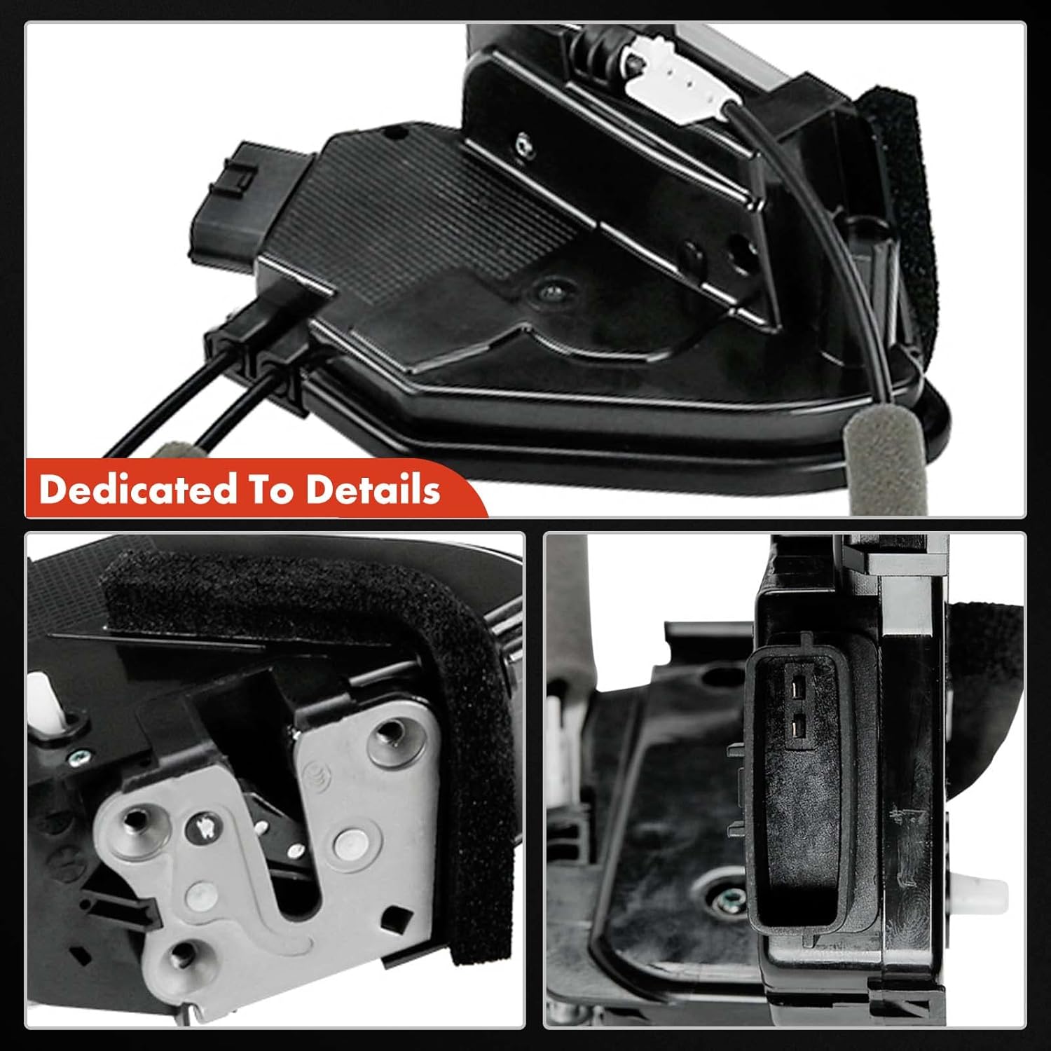 A-Premium Rear Right Passenger Side Door Lock Actuator Compatible with Nissan Sentra 2013-2019, Sedan, for Model Without Intelligent Key