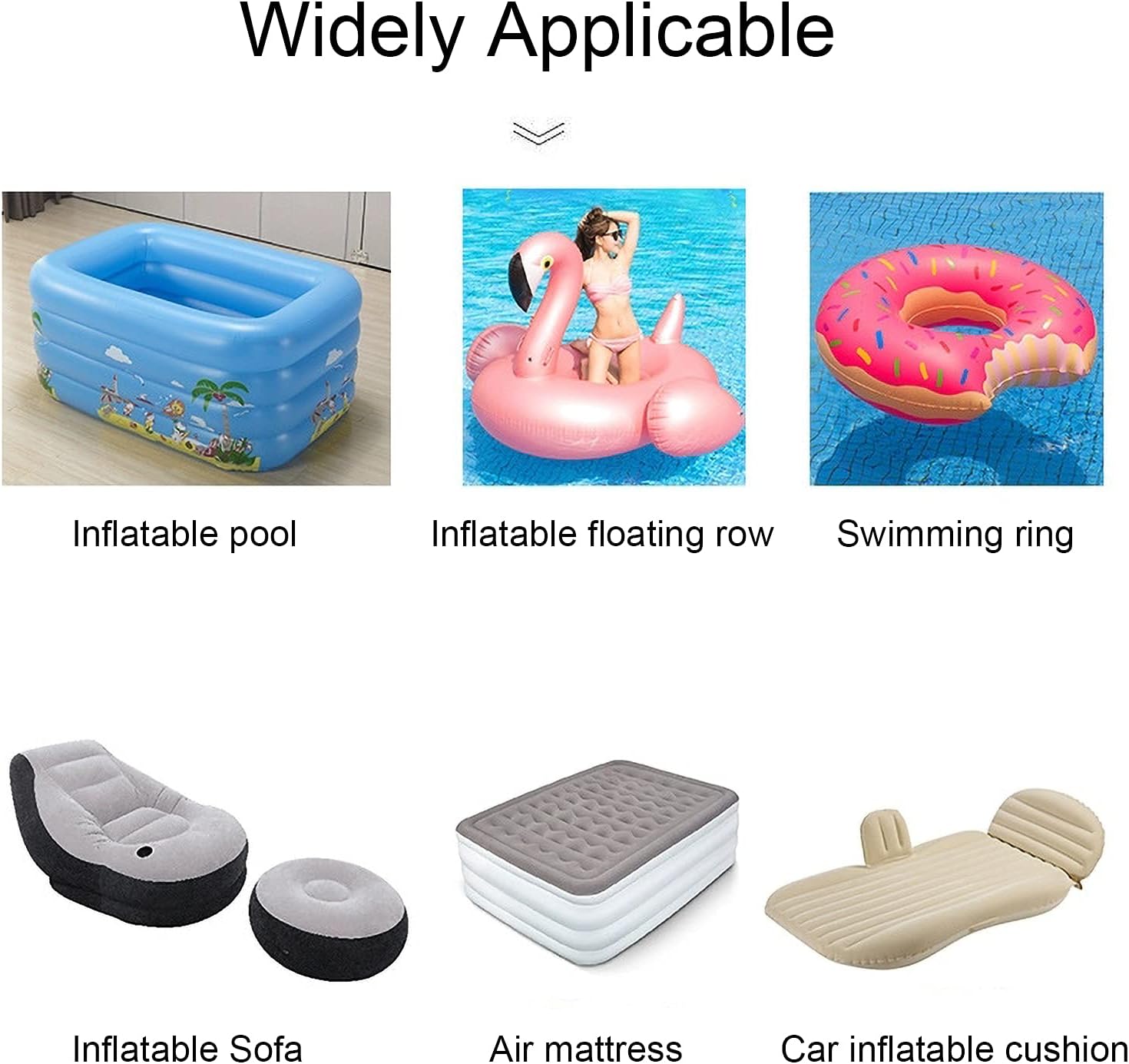 Galapara Electric Air Pump,Electric Air Pump with 3 Nozzles USB Rechargeable Portable Quick Air Pump for Inflatables Air Mattress Air Bed Pool Toy Swimming Ring : Home & Kitchen