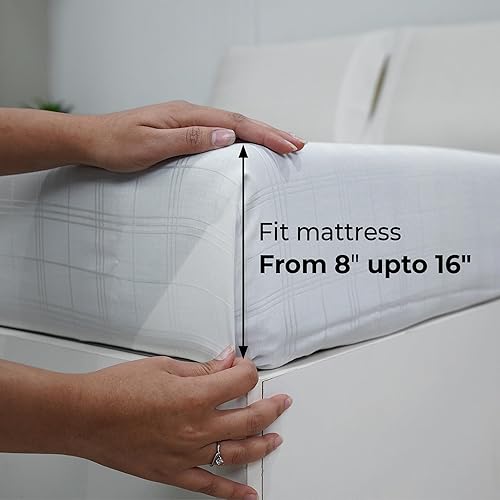 Miniatura 5 de EARTHY THREADS Juego de sábanas tamaño Queen, juego de 4 piezas de bambú 100% orgánico, lujoso, sedoso y suave, refrescantes para personas que