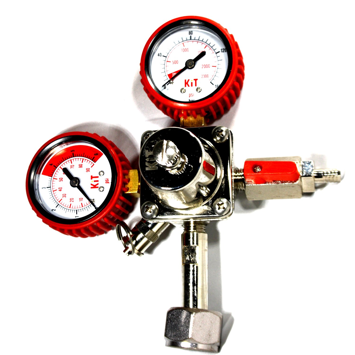 Fassbierkühlschrank 50l Fässer mit Schwarzer Schanksäule, Keg, Uhr, Schläuche & Co²