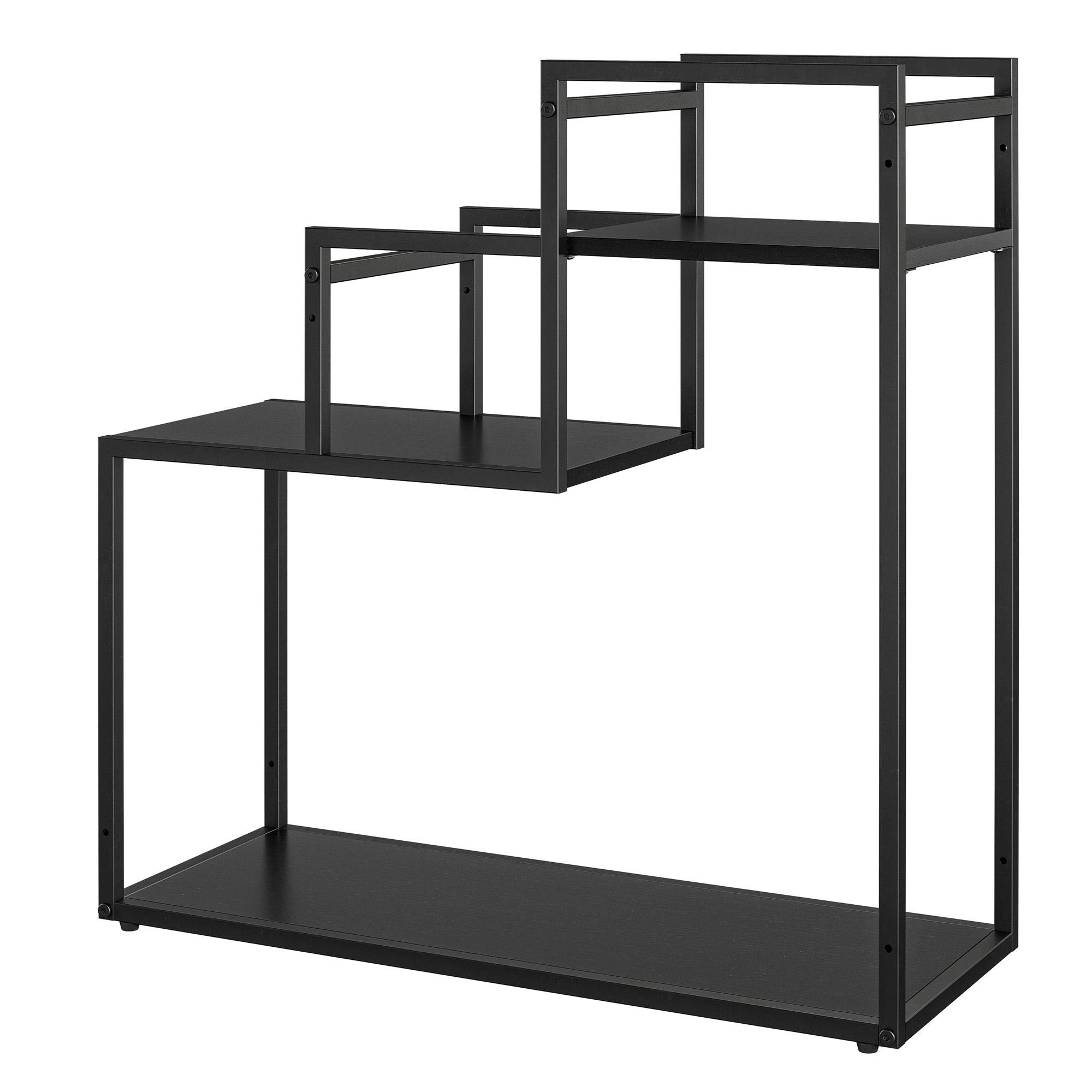 Novogratz Weston Plant Stand Black Oak Look