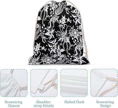 NIBABA Sac à Dos Avec Cordon De Serrage - Motif Chat - Grande