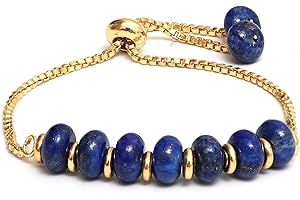 Natura Lapis Bolo Bracelet: A Trendy and Adjustable Gemstone Accessory