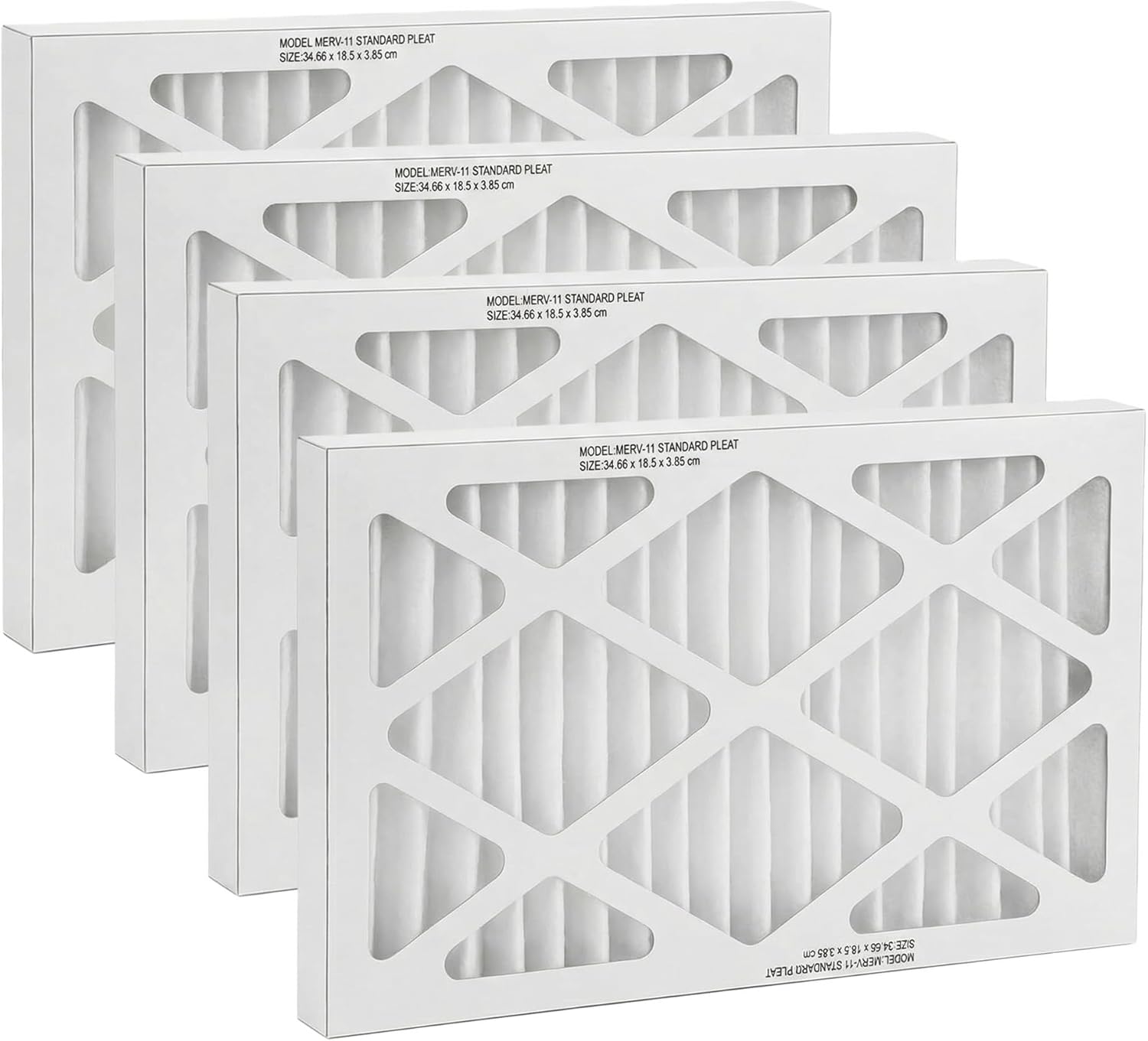 MERV-11 Filters Compatible with ALORAIR 270° Purecare 1080/1080IG Intake Hanging Air Filtration System, 4-Pcs