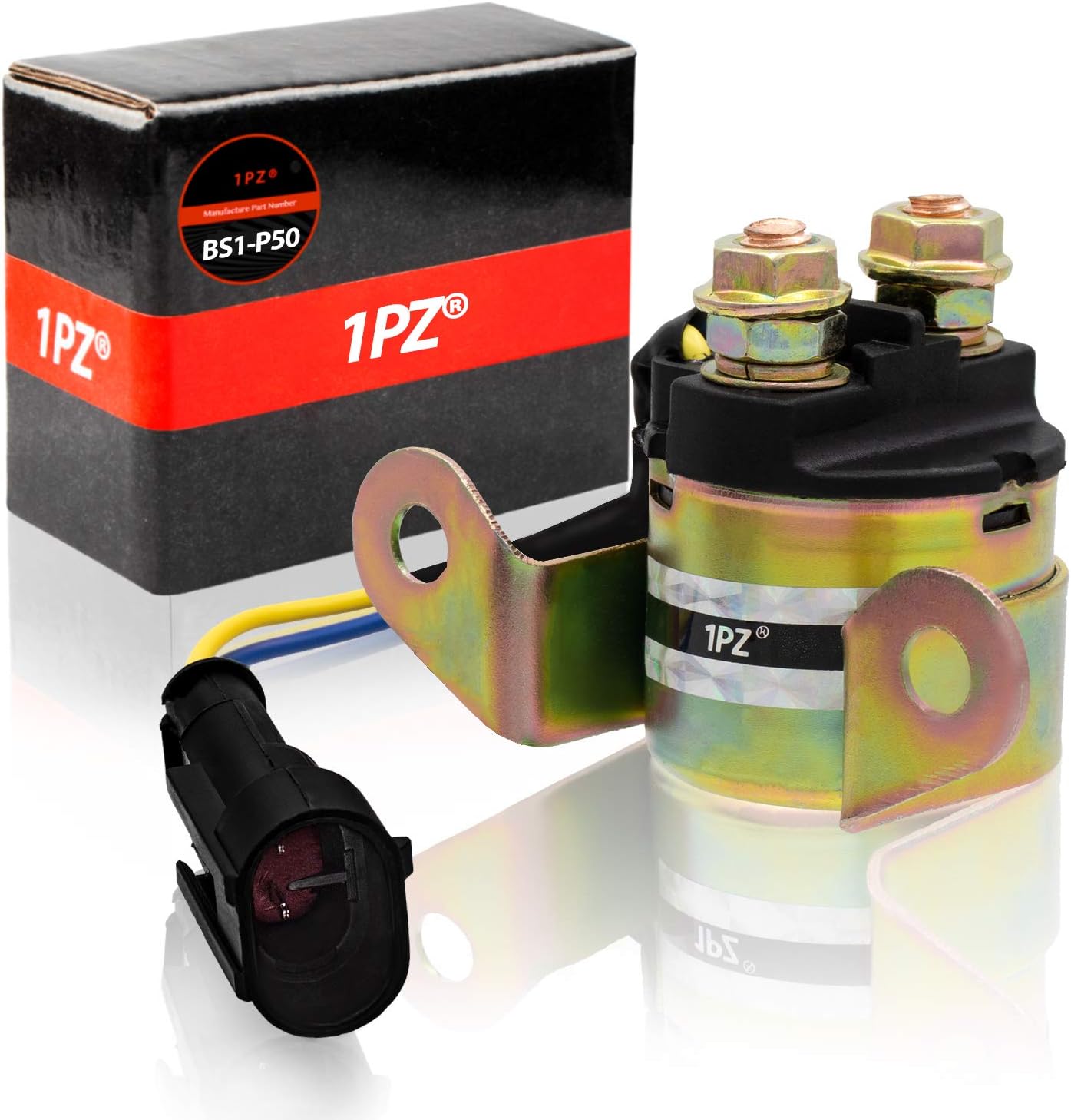 1PZ BS1-P50 Starter Solenoid Relay for Polaris Ranger Sportsman Trail Boss RZR ACE 330 450 500 570 700 800 900 4012001