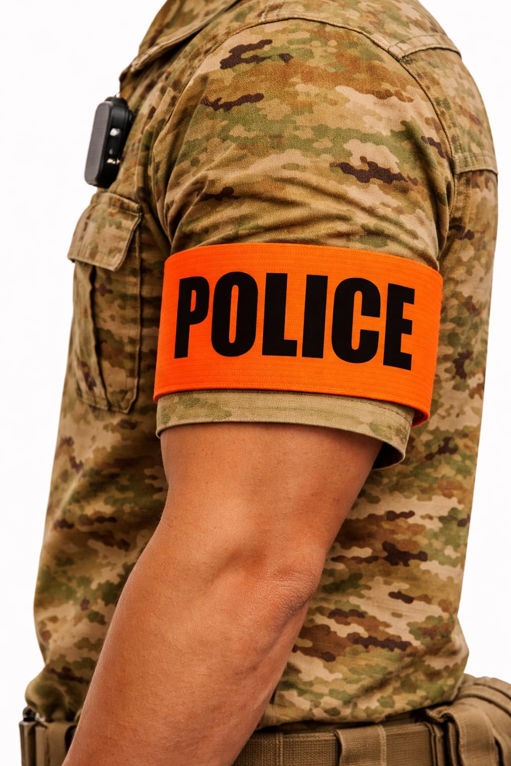 Brassard Police Enfant Réglable – Déguisement Policier et Identification Équipe, Brassard Capitaine Football pour Sport et Événement (Policier, L-XL) - 4