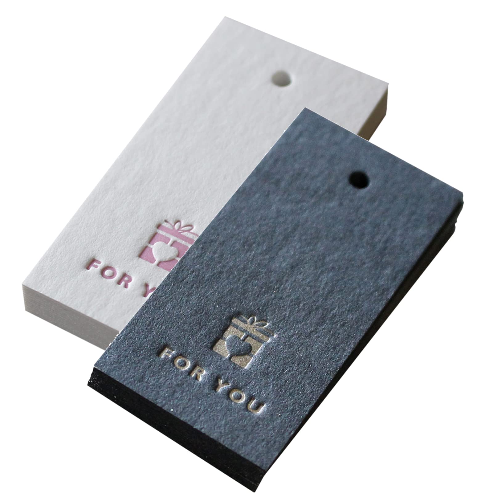 Amazon | BAY LETTERPRESS FOR YOU タグ 15枚 活版印刷 ラッピング 