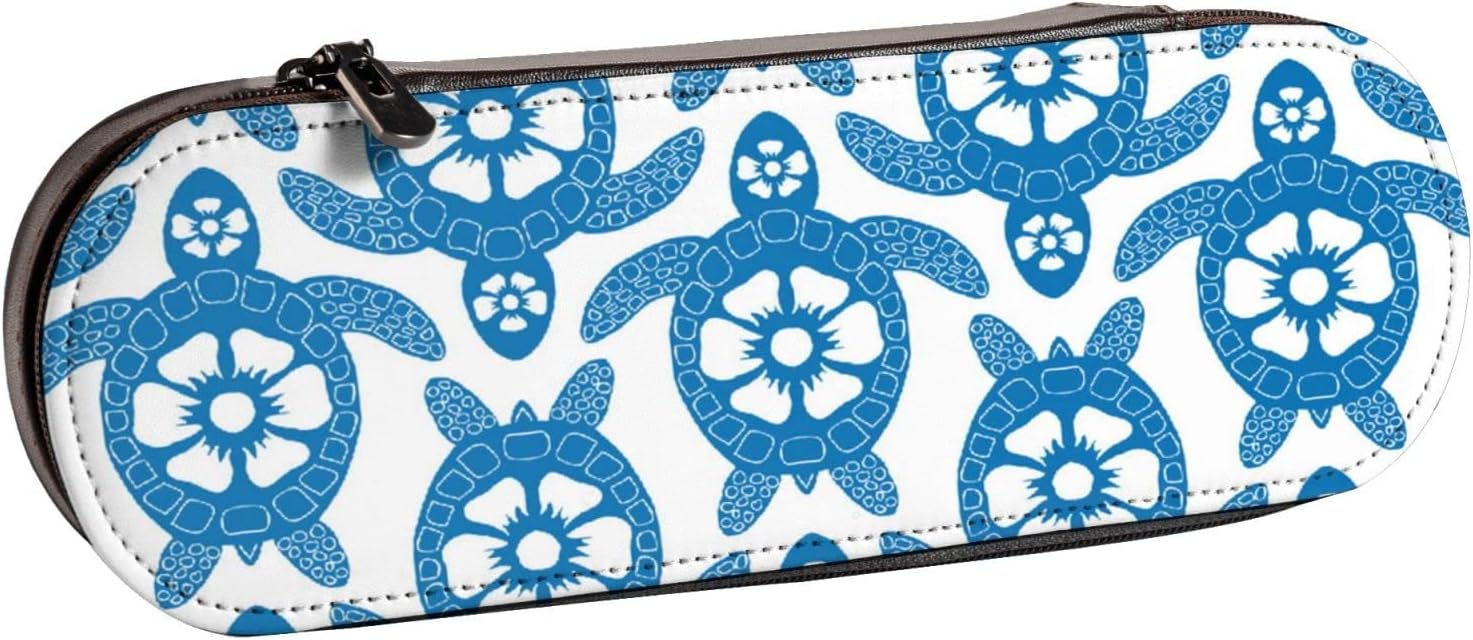 Amazon Co Jp ハードシェル 筆入れ 文房具 レザー製ペンケース 海洋かわいい亀 化粧バッグ 収納ボックス Diy 工具 ガーデン