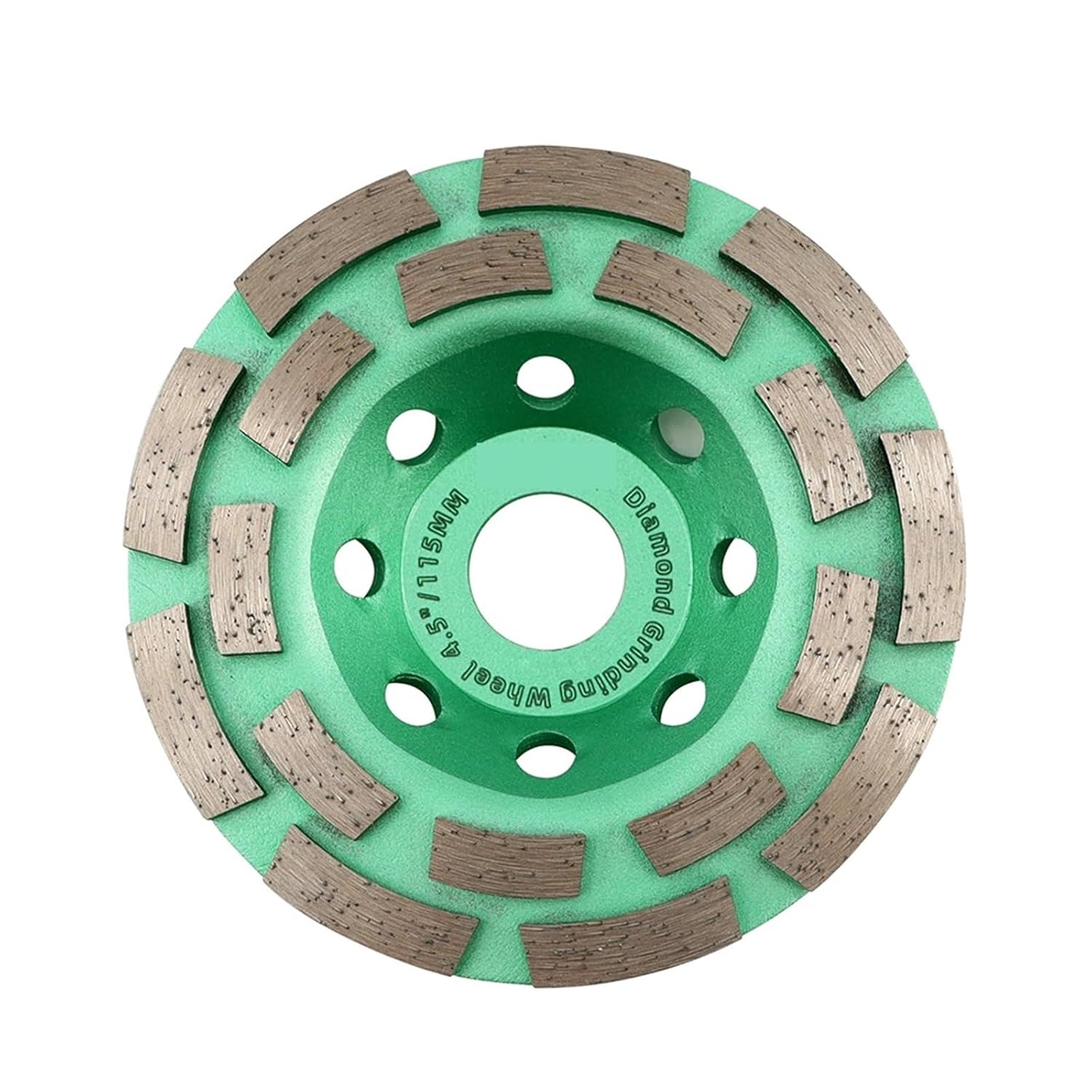 1pcs 4.5inch/115mm Diamond Double Grinding Cup Wheel Thickness 5mm